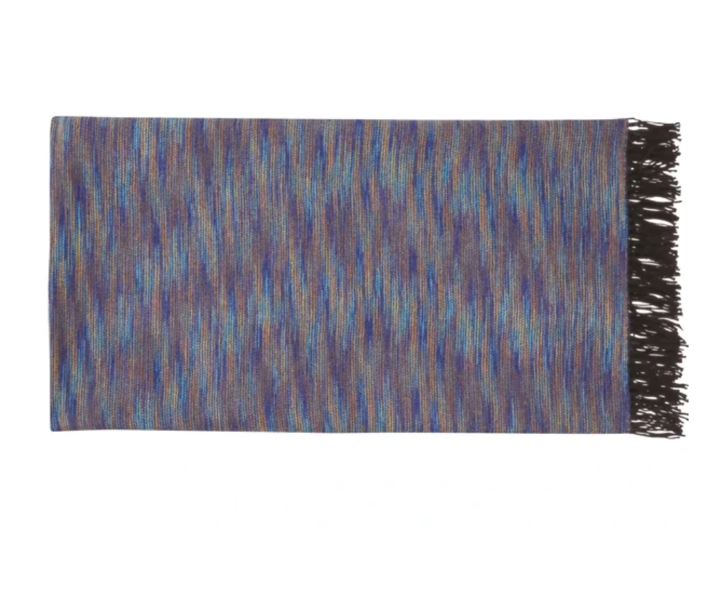 Missoni Home MISSONI ALVARO THROW BLUE THE HOME 3 Missoni Home MISSONI ALVARO THROW BLUE THE HOME