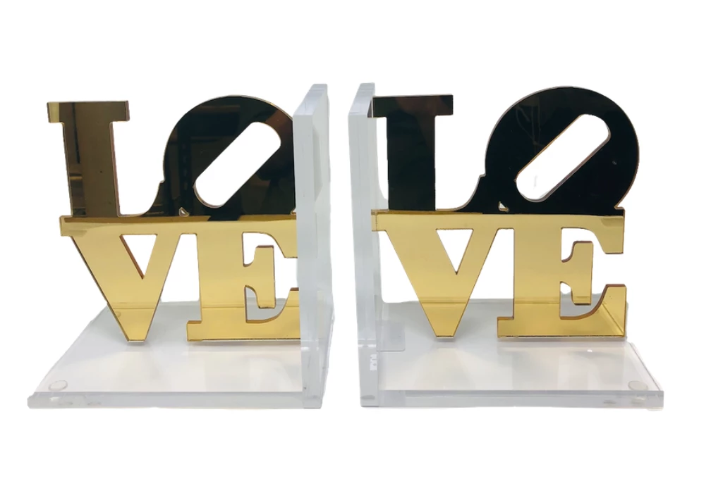 EYE CANDY LOVE BOOKENDS | GOLD OR CUSTOM COLORS BOOKS & BOOKENDS 1 EYE CANDY LOVE BOOKENDS | GOLD OR CUSTOM COLORS BOOKS & BOOKENDS