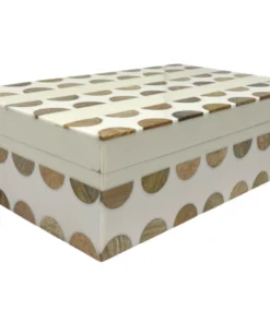 Jot International THE HOME DEVIN RESIN & WOOD BOX