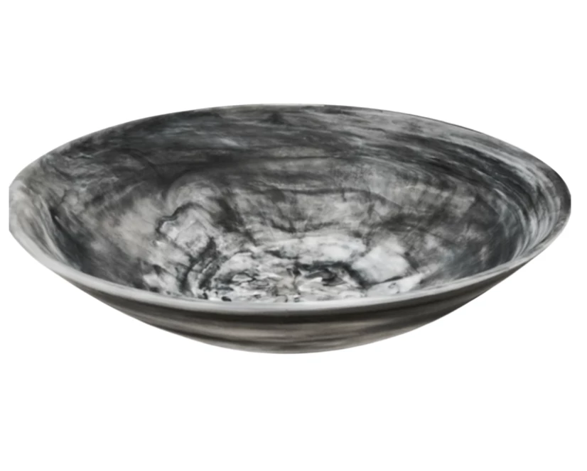 Nashi Home SWIRL RESIN EVERYDAY BOWL BLACK 4 Nashi Home SWIRL RESIN EVERYDAY BOWL BLACK