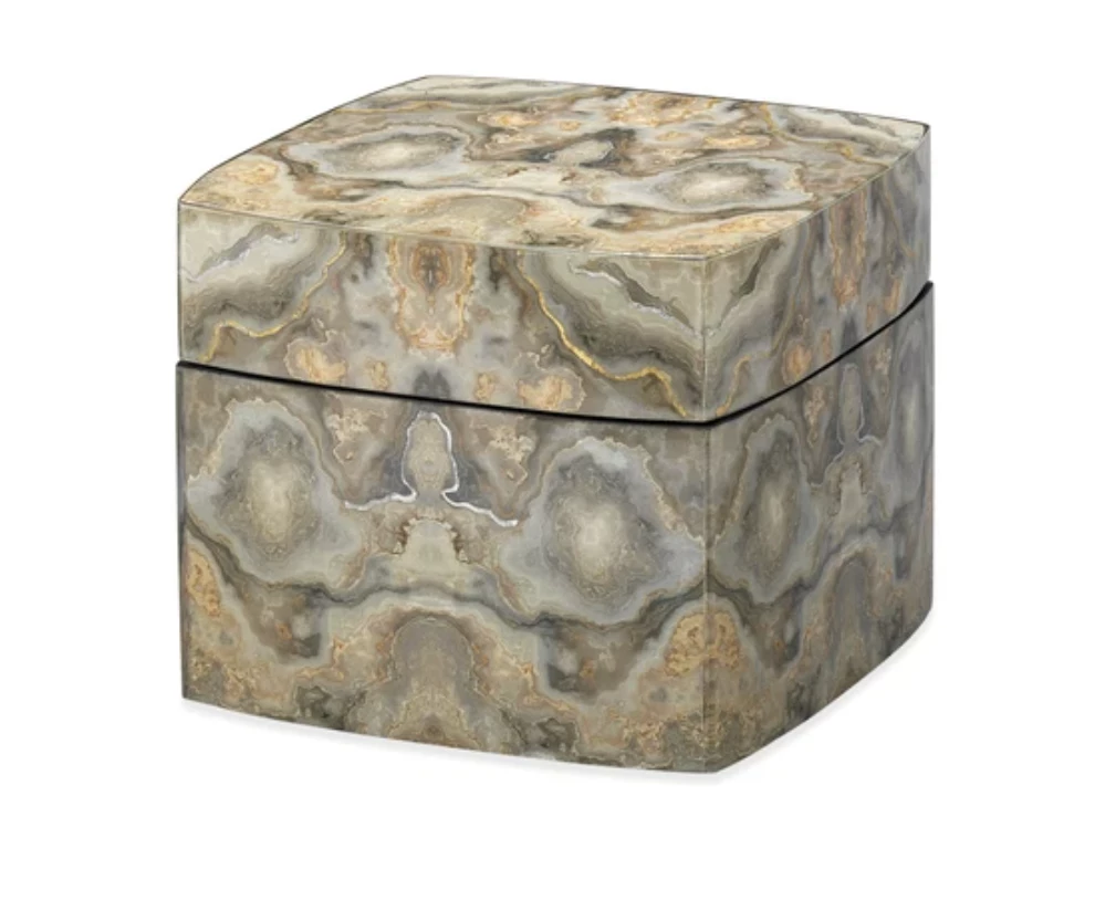 Jamie Young Company SHAYLA BLOTTED INK BOX THE HOME 1 Jamie Young Company SHAYLA BLOTTED INK BOX THE HOME