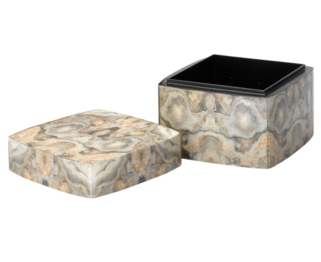 Jamie Young Company SHAYLA BLOTTED INK BOX THE HOME 2 Jamie Young Company SHAYLA BLOTTED INK BOX THE HOME