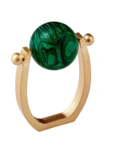 Kim Seybert MINERAL NAPKIN RING EMERALD THE TABLE 7 Kim Seybert MINERAL NAPKIN RING EMERALD THE TABLE
