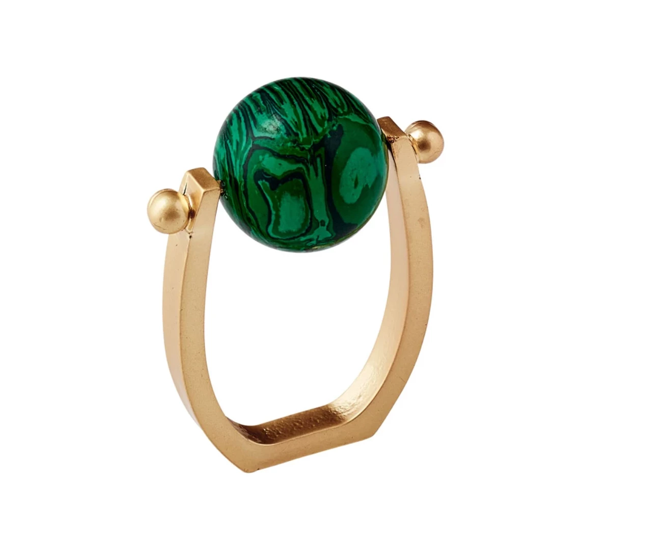 Kim Seybert MINERAL NAPKIN RING EMERALD THE TABLE 4 Kim Seybert MINERAL NAPKIN RING EMERALD THE TABLE