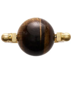 Kim Seybert MINERAL NAPKIN RING BROWN 6 Kim Seybert MINERAL NAPKIN RING BROWN