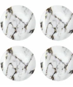 Kiyasa/Twig THE TABLE MARBLE VENICE FOG CANAPÈ PLATE SET