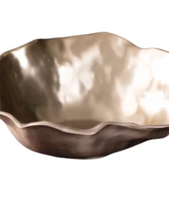 Beatriz Ball SERVING SIERRA MAIA BOWL | GOLD | LARGE
