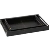 Made Goods LEATHER LENORA TRAYS BLACK