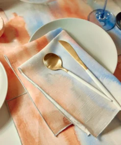 Goldie Home SUNSET WASH DINNER NAPKIN 7 Goldie Home SUNSET WASH DINNER NAPKIN