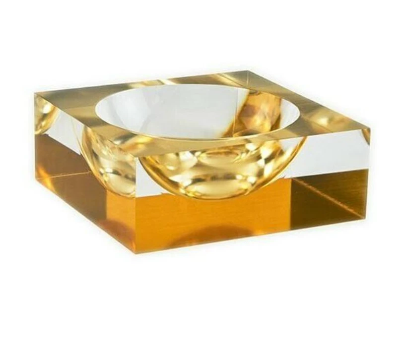 Tizo LUCITE BOWL GOLD THE HOME 1 Tizo LUCITE BOWL GOLD THE HOME