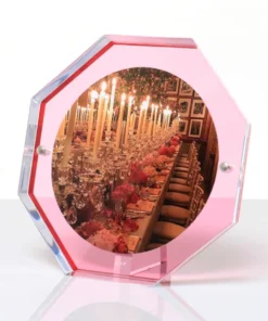 Alexandra Von Furstenberg VOLTAGE OCTAGONAL SNAP FRAME ROSE THE HOME