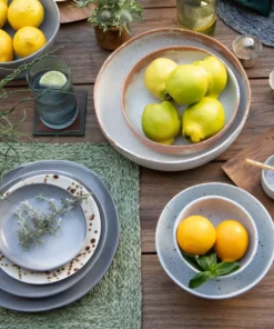 Blue Pheasant MARCUS CEMENT GLAZE STONEWARE DINNERWARE 13 Blue Pheasant MARCUS CEMENT GLAZE STONEWARE DINNERWARE