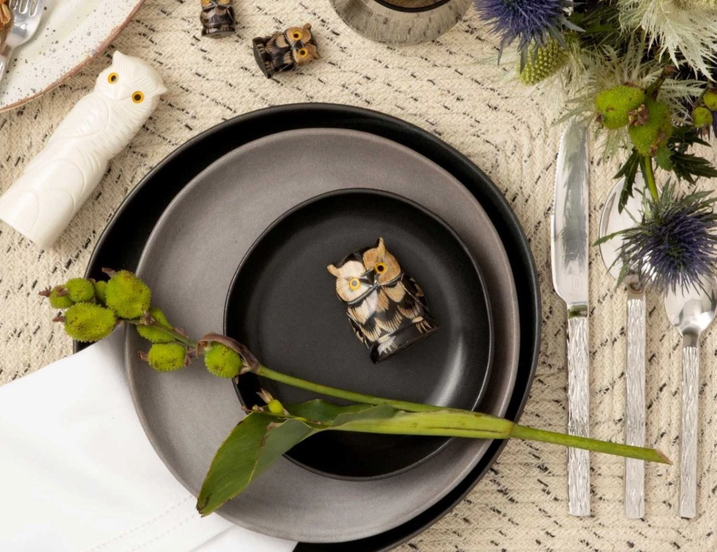 Blue Pheasant MARCUS CEMENT GLAZE STONEWARE DINNERWARE 11 Blue Pheasant MARCUS CEMENT GLAZE STONEWARE DINNERWARE