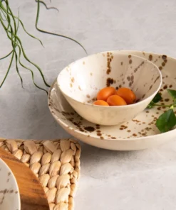 DELANEY BRONZE SPLATTER DINNERWARE | BLUE PHEASANT THE TABLE 14 DELANEY BRONZE SPLATTER DINNERWARE | BLUE PHEASANT THE TABLE