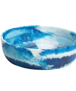Blue Pheasant HUGO RESIN SERVING BOWL | BLUE | SMALL