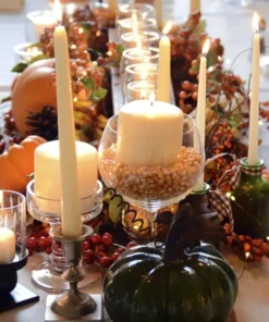 Sagebrook Home WOOD TEALIGHT HOLDER | GRAY