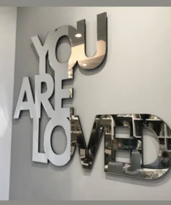 EYE CANDY ART MIRROR SERIES | SAY ANYTHING WALL DECOR