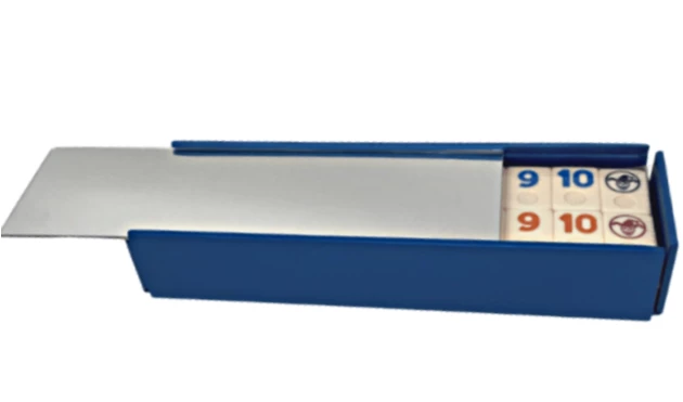 Luxe Dominoes RUMMY GAME BLUE METAL GAMES & GADGETS 2 Luxe Dominoes RUMMY GAME BLUE METAL GAMES & GADGETS