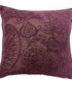 Uniquity SAVERY PILLOW PLUM | 19 X 19