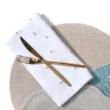 Deborah Rhodes SCATTERED DOTS NAPKIN | GOLD & SILVER THE TABLE