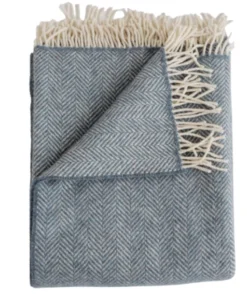 Evangeline LLC THE HOME HERRINGBONE EVAN THROWS