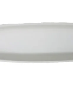 Nashi Home LUXE RESIN BOAT BOWL WHITE MEDIUM