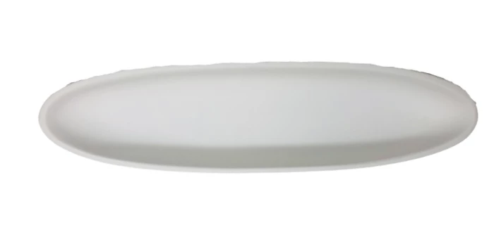 Nashi Home LUXE RESIN BOAT BOWL WHITE MEDIUM 2 Nashi Home LUXE RESIN BOAT BOWL WHITE MEDIUM