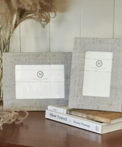 MARIPOSA FAUX GRASSCLOTH FRAME | GREY THE HOME