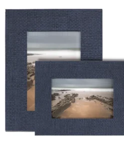 MARIPOSA FAUX GRASSCLOTH FRAME | BLUE THE HOME