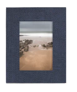 MARIPOSA FAUX GRASSCLOTH FRAME | BLUE THE HOME