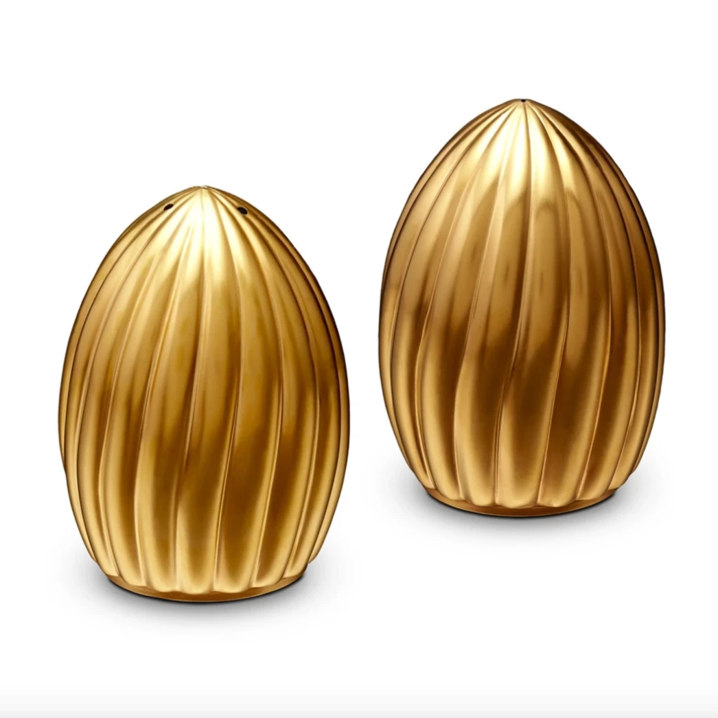 CARROUSEL JEWELS SALT & PEPPER GOLD | L'OBJET SERVING 3 CARROUSEL JEWELS SALT & PEPPER GOLD | L'OBJET SERVING