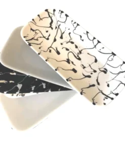 Nashi Home LUXE RESIN RECTANGLE PLATTERS