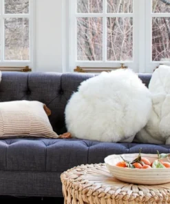 Intiearth BABY ALPACA MOON PILLOW CHAMPAGNE THE HOME