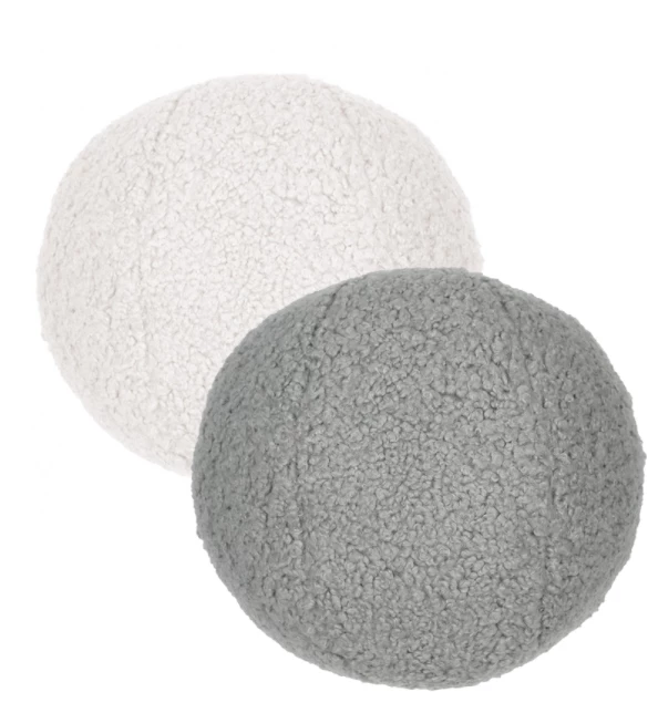 D.V. KAP Home / Canaan Company THE HOME BOUCLE BALL PILLOWS | 12" 1 D.V. KAP Home / Canaan Company THE HOME BOUCLE BALL PILLOWS | 12"