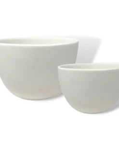 Nashi Home LUXE RESIN DEEP BOWL WHITE SERVING