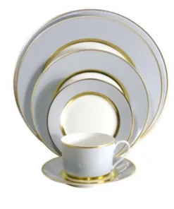 Royal Limoges/Bia Cordon Bleu THE TABLE RECAMIER GREY & GOLD | ROYAL LIMOGES