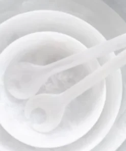 Nashi Home SWIRL RESIN EVERYDAY BOWL WHITE