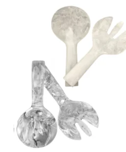 Nashi Home SERVING SWIRL RESIN JUMBO SALAD SERVERS | VARIOUS COLORS