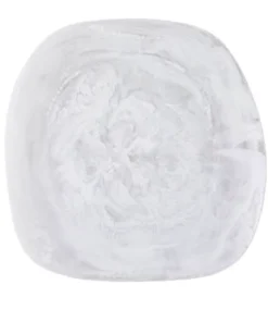 Nashi Home SWIRL RESIN ORGANIC PLATTER WHITE 10 Nashi Home SWIRL RESIN ORGANIC PLATTER WHITE