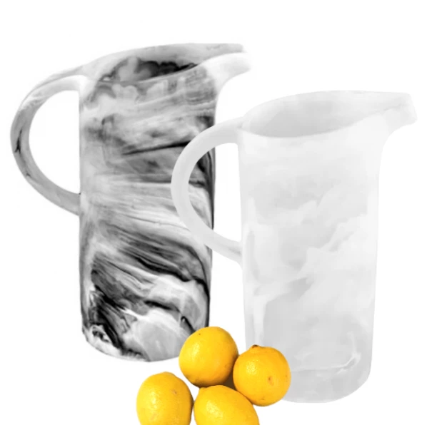 Nashi Home SWIRL RESIN PITCHERS 1 Nashi Home SWIRL RESIN PITCHERS