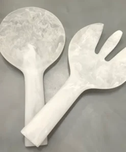 Nashi Home SERVING SWIRL RESIN JUMBO SALAD SERVERS | VARIOUS COLORS