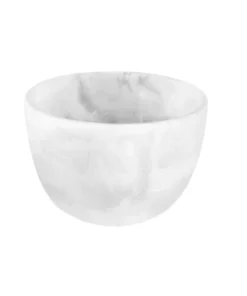 Nashi Home SWIRL RESIN DEEP BOWL WHITE SERVING