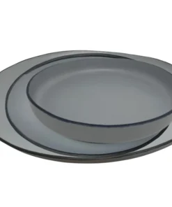 MooMoo Designs THE HOME LEATHER BOWLS | GREY