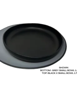 MooMoo Designs THE HOME LEATHER BOWLS | GREY