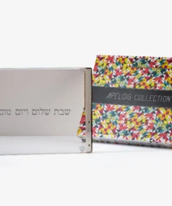 Apeloig Collection JUDAICA ENGRAVED SOLID ACRYLIC CHALLAH BOARDS