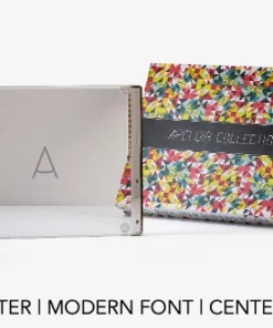 Apeloig Collection JUDAICA ENGRAVED SOLID ACRYLIC CHALLAH BOARDS