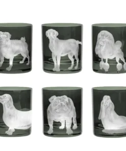 Artel DOG DOUBLE OLD FASHIONED SET | SMOKE DRINKWARE