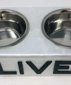 EYE CANDY PERSONALIZED ACRYLIC DOG BOWL | STANDARD & MINI SIZES