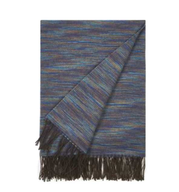 Missoni Home MISSONI ALVARO THROW BLUE THE HOME 1 Missoni Home MISSONI ALVARO THROW BLUE THE HOME