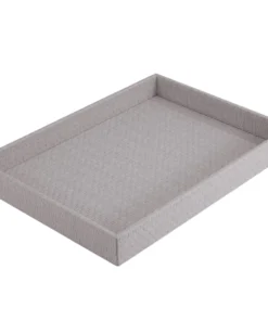 Bodrum WICKER EASY CARE TRAY GRAY THE HOME